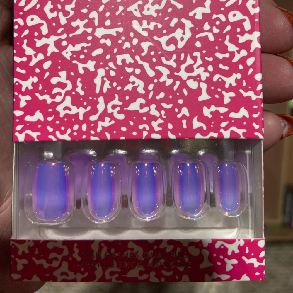 Purple Ombre Press-On Nails